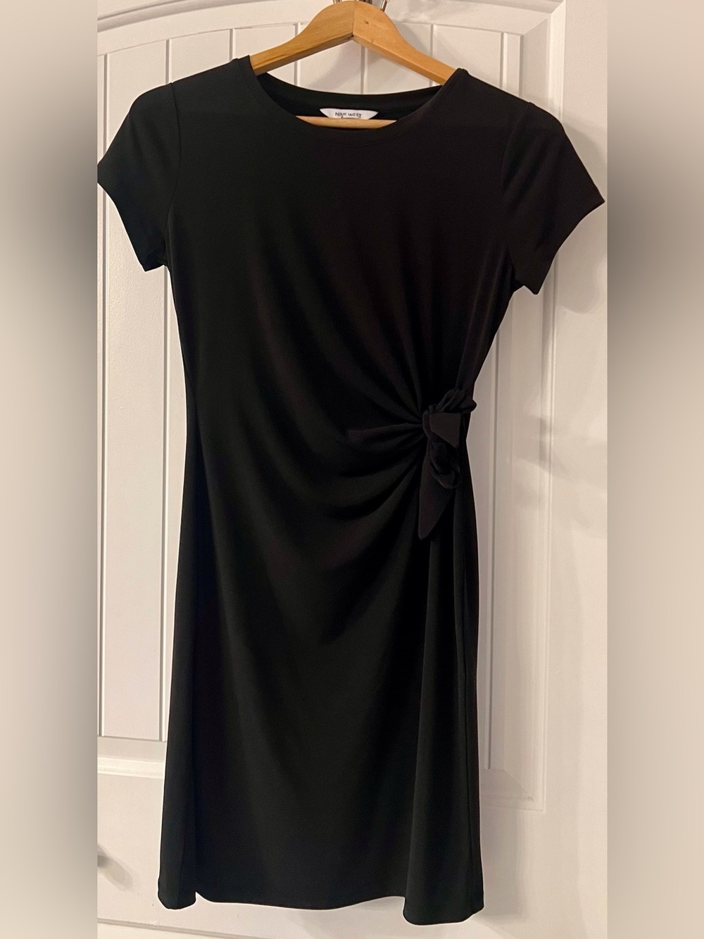 Nine West Black Women's mini dress with side tie XS
